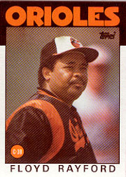 1986 Topps Baseball Cards      623     Floyd Rayford